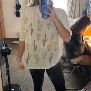 Cute cactus top from Phil love, size small!